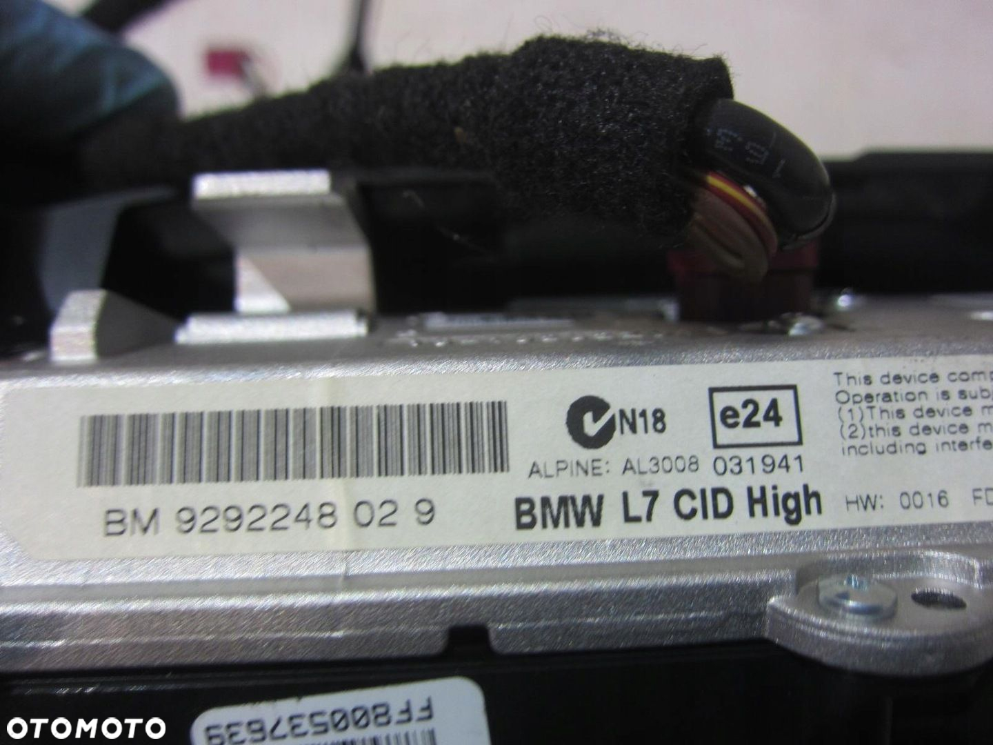 BMW F30 F32 F34 F36 WYŚWIETLACZ EKRAN MONITOR NAWIGACJI NBT 9281688 9292248 - 11