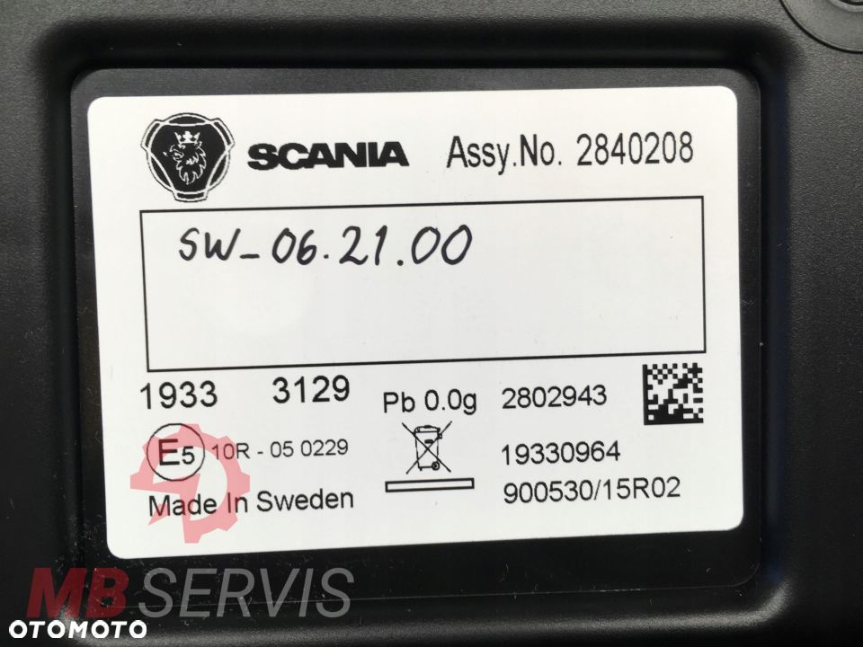 Scania S nowy oryginalny licznik zegary 2480208,294380508 - 4