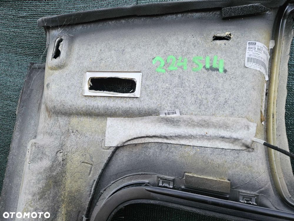 Podsufitka Panorama Sufit Tapicerka Ciemna Audi A4 B8 Kombi Avant - 25