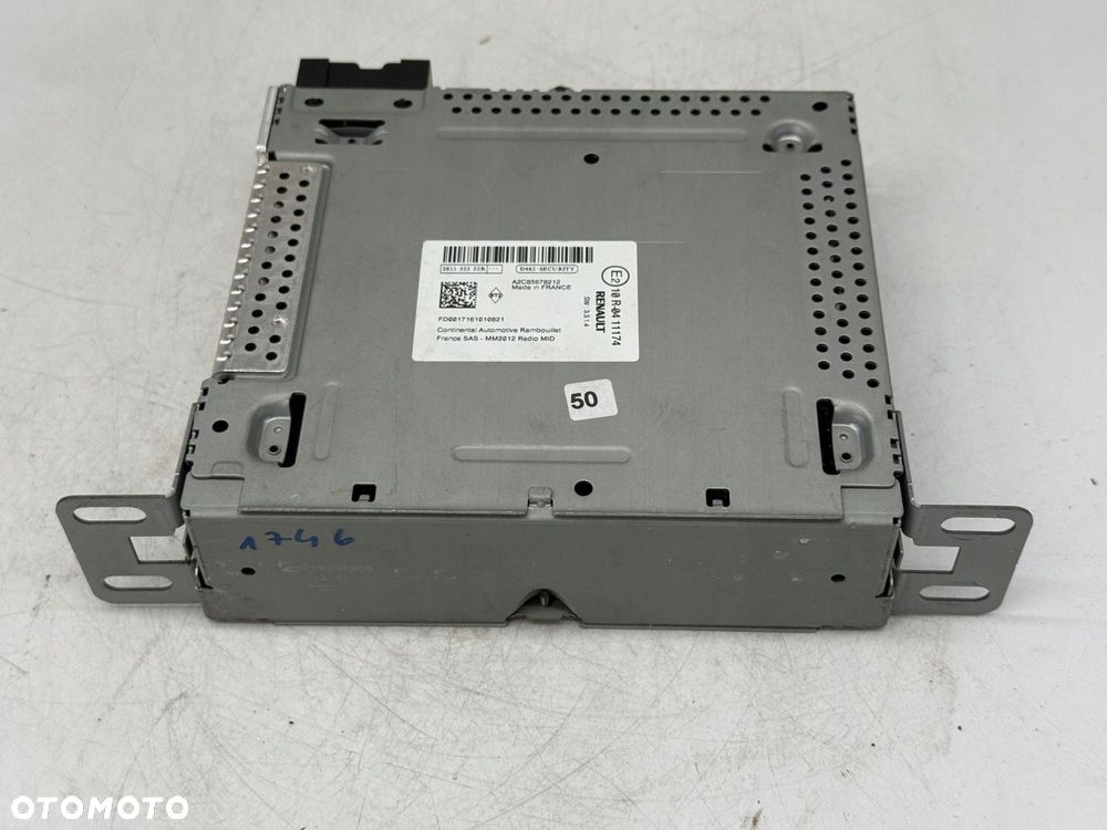 stacja multimedialna radio renault zoe 281152222r - 2