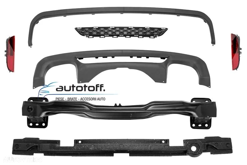 Pachet exterior compatibil BMW X6 F16 (14-19) X6M Design - 10