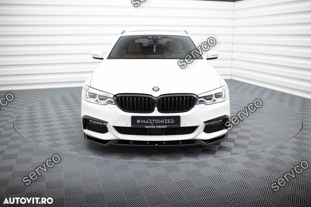Prelungire splitter bara fata Bmw Seria 5 G30 G31 M-Pack 2017-2020 v12 - Maxton Design - 2