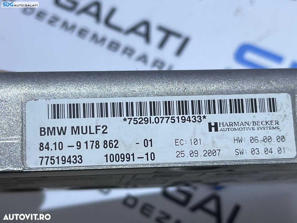 Unitate Modul Calculator Bluetooth BMW Seria 3 E90 E91 2004 - 2011 Cod 9178862 8410917886201 77519433 - 5