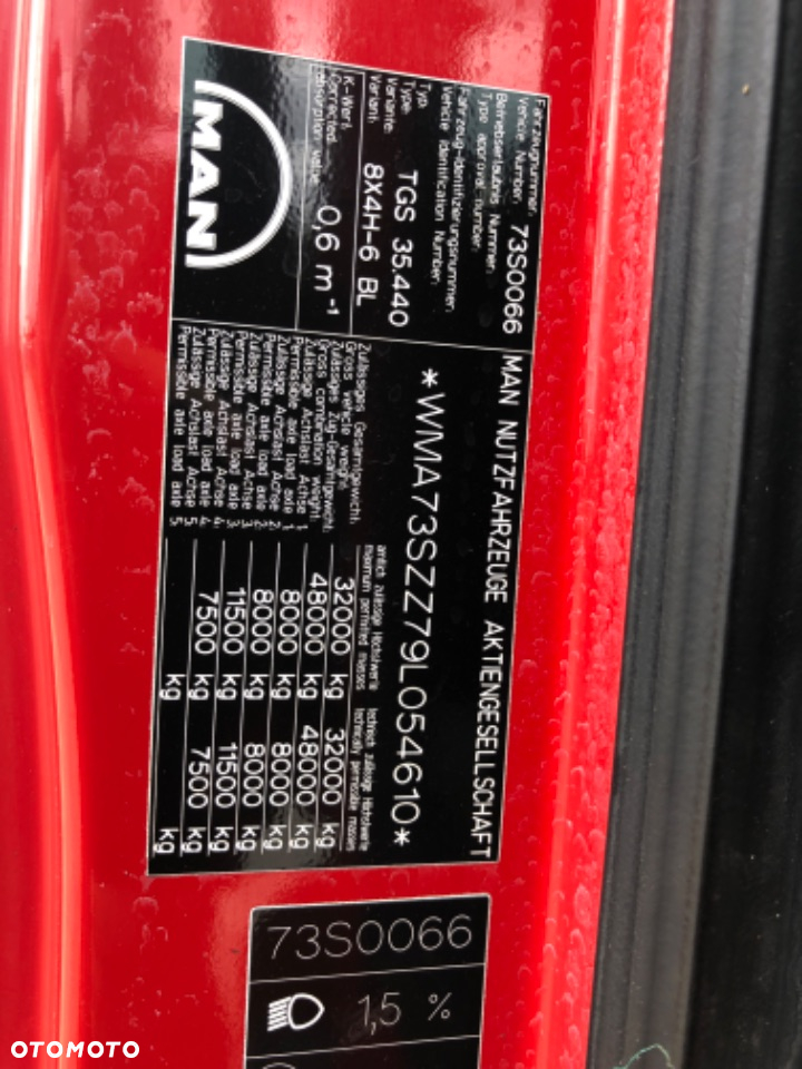 MAN TGS 32.440 HYDRODRIVE  WYWROTKA LINOWA - 20
