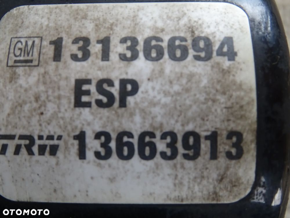 POMPA STEROWNIK ABS + ESP + TC OPEL VECTRA C GTS SIGNUM 54084711A 54084636H 2,2D 2,0T 3,2 V6 3,0 1,9 przycisk - 8