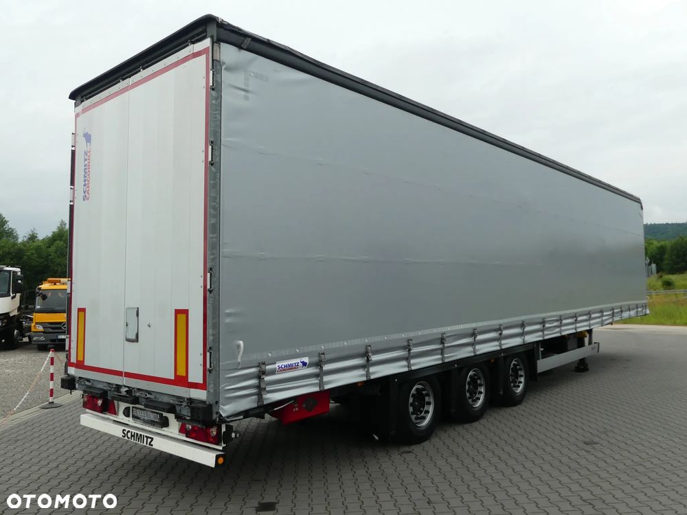 Schmitz Cargobull MEGA / FIRANKA / OŚ PODNOSZONA / OGUMIENIE 80% / - 8