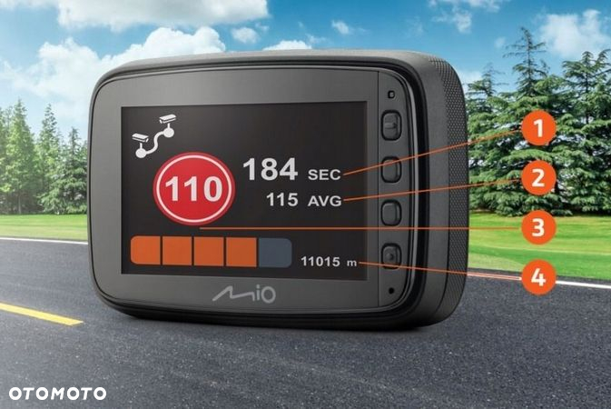 KAMERA SAMOCHODOWA MIO MIVUE 955WD DUAL PRZÓD+TYŁ - 14
