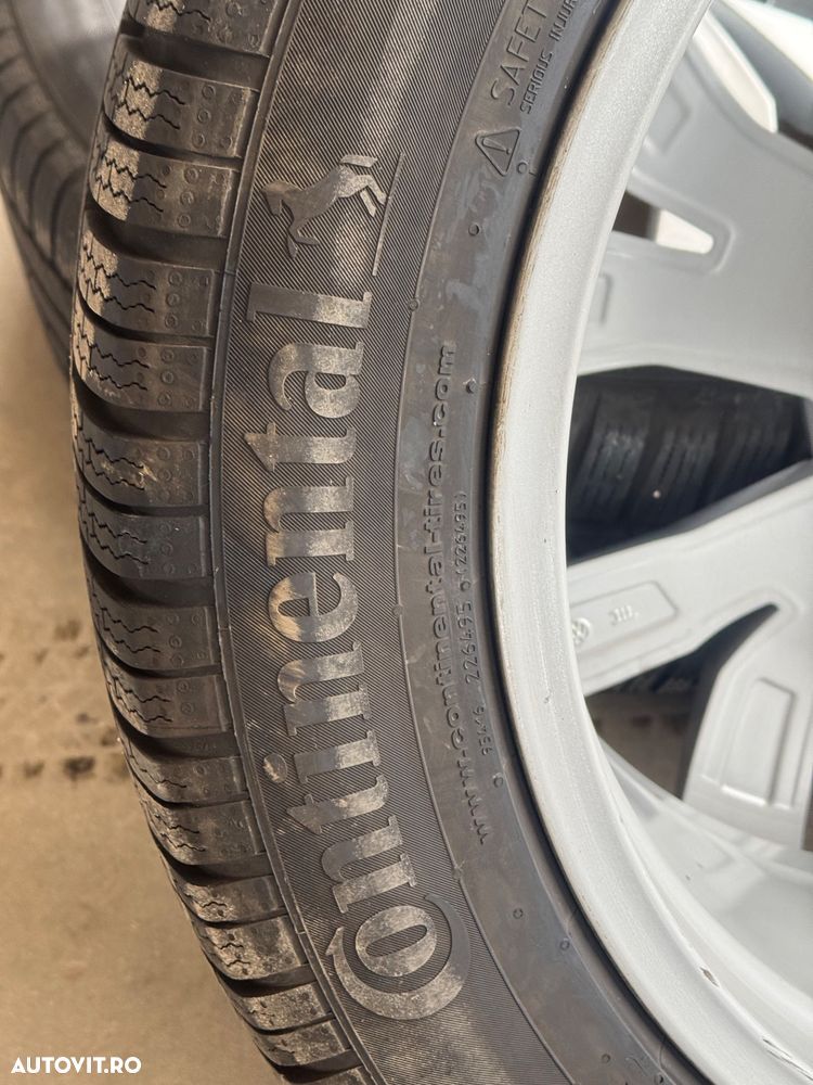 Vând jante originale Volkswagen Tuareg pe 20” cu anvelope de iarnă - 11