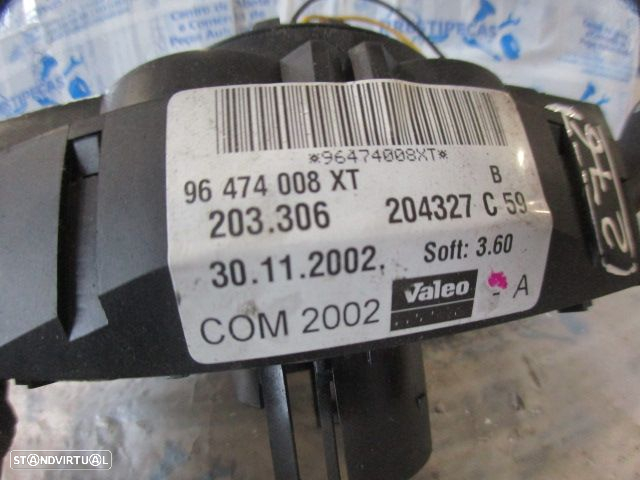Comutador Luzes Fita Airbag 96474008XT CITROEN C3 1 FASE 1 2003 1.4HDI 70CV 5P BRANCO - 6