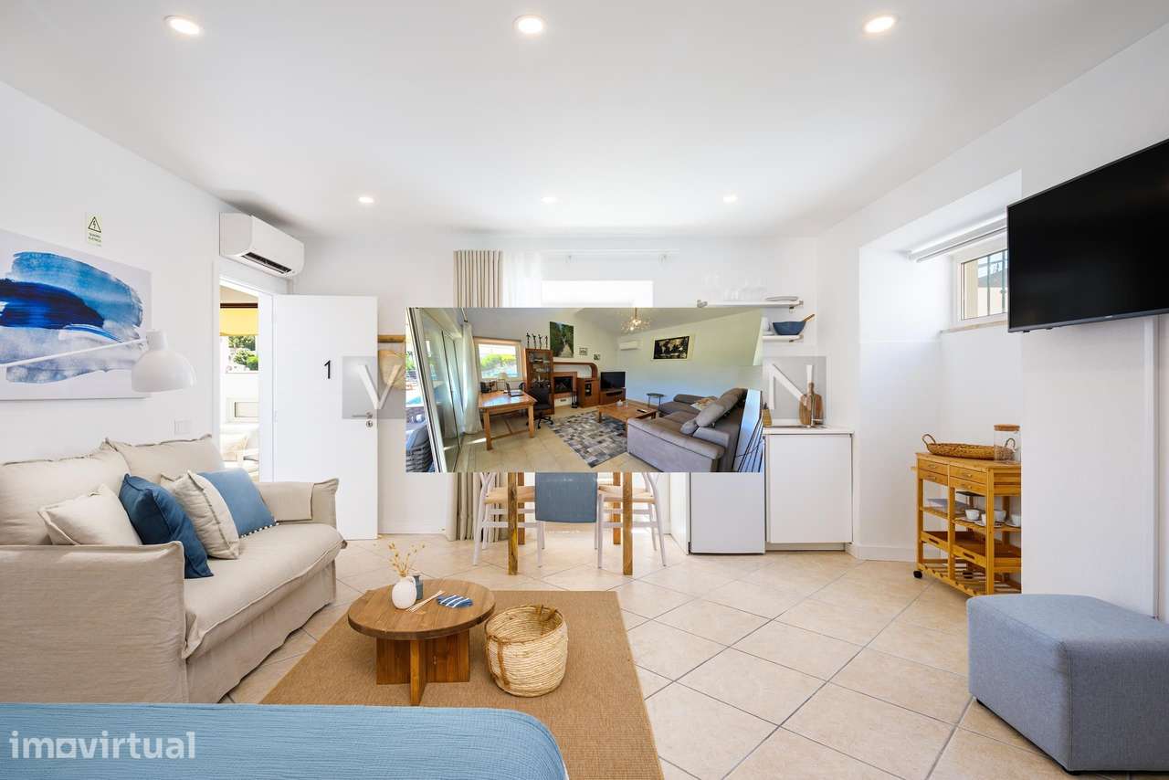 Algarve, Carvoeiro, moradia com 4 estudios independentes, localizada n - Grande imagem: 4/26