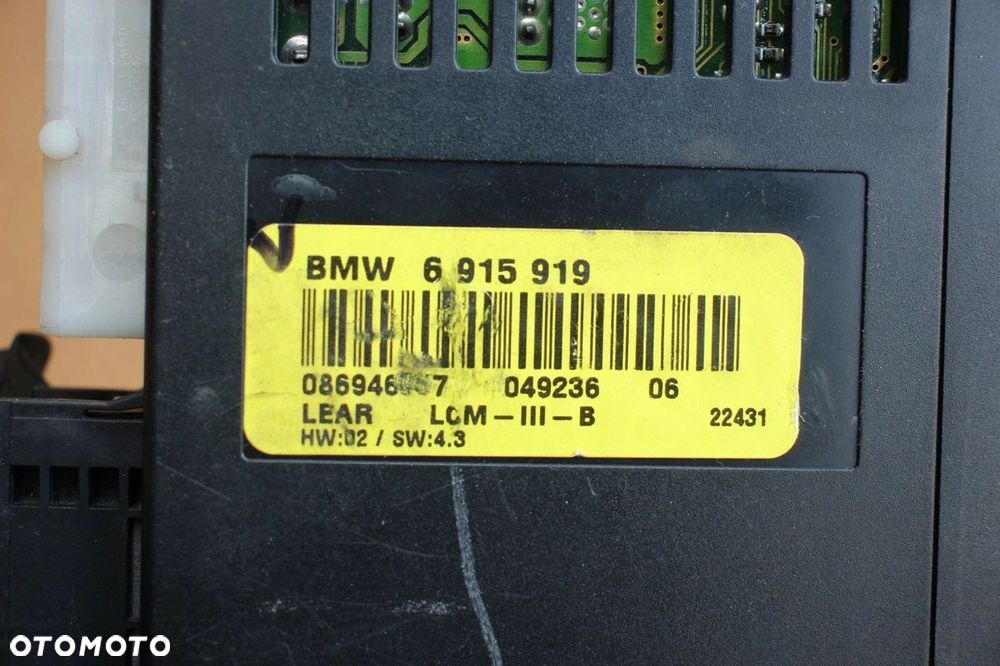 Moduł sterownik świateł BMW 5 e39 XENON 6915919 LCM-III-B (2143) - 4