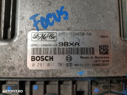 ECU Calculator motor Ford Focus 1.6 TDCi 6M51-12A650-NA EDC16C34-2.30 - 2