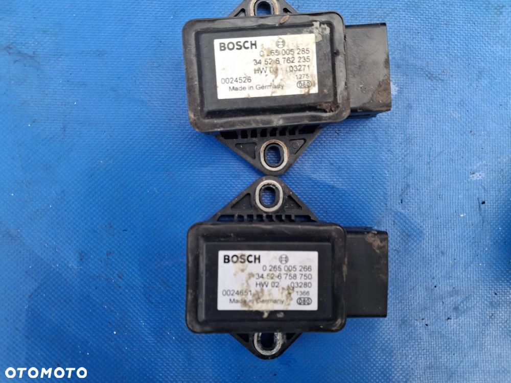 BMW 5 E60 E61 E63 E64 X3 X5 E83 Czujnik szybkości przyspieszenia bocznego DSC ESP 0265005266 Bosch - 1