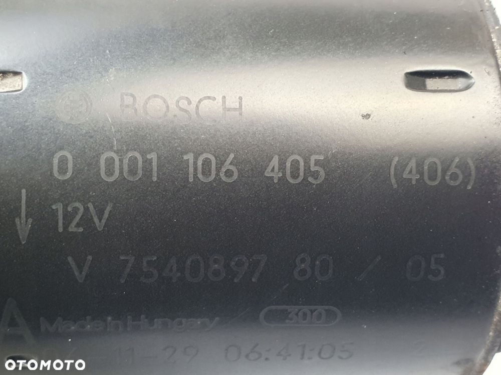 ROZRUSZNIK Mini Cooper R56 1.6 16V VTi bosch 0001106405 V754089780 - 2