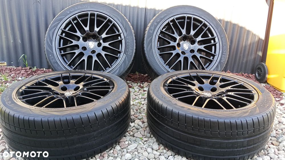 PORSCHE CAYENNE 20 5x130 Model Spyder Oryginalne Koła Felgi Opony Letnie - 2