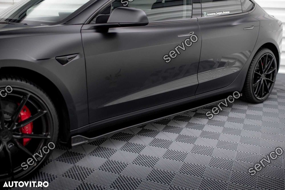 Praguri Tesla Model 3 2017- v2 - Maxton Design - 2