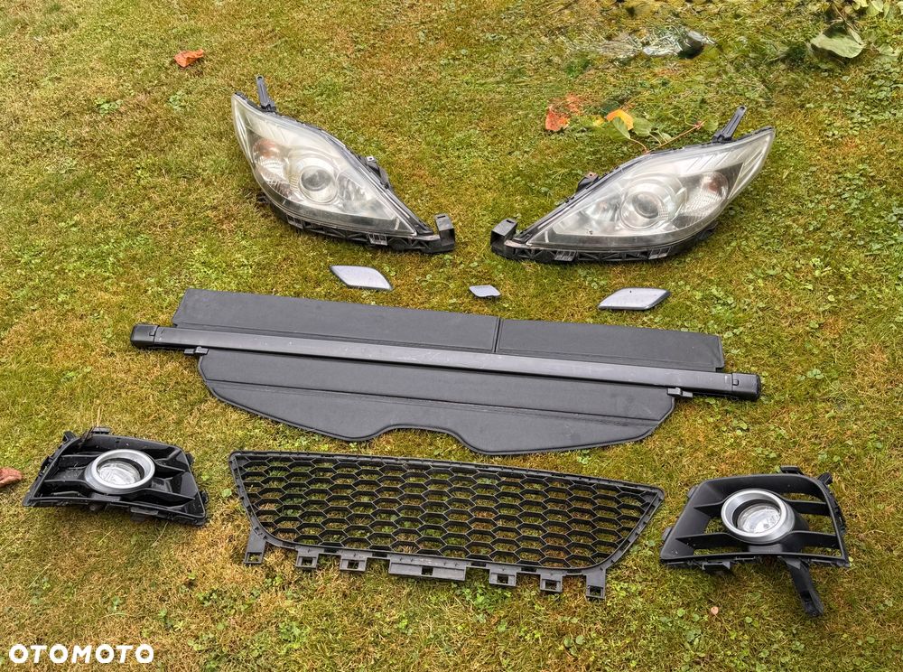 Mazda 5 CR 2008/2010r Lift xenon ksenon lampa przód Lewa lub prawa Reflektor przedni Europa stan b.ladny , spryskiwacze halogeny kratka zderzaka , nadkole Chlapacz ślizg zderzaka lampy grill belka zderzak maska itp - 1