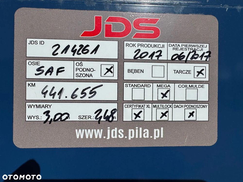 Kögel Mega 2,90-3,00m, 435/50R19,5, SAF!! - 32