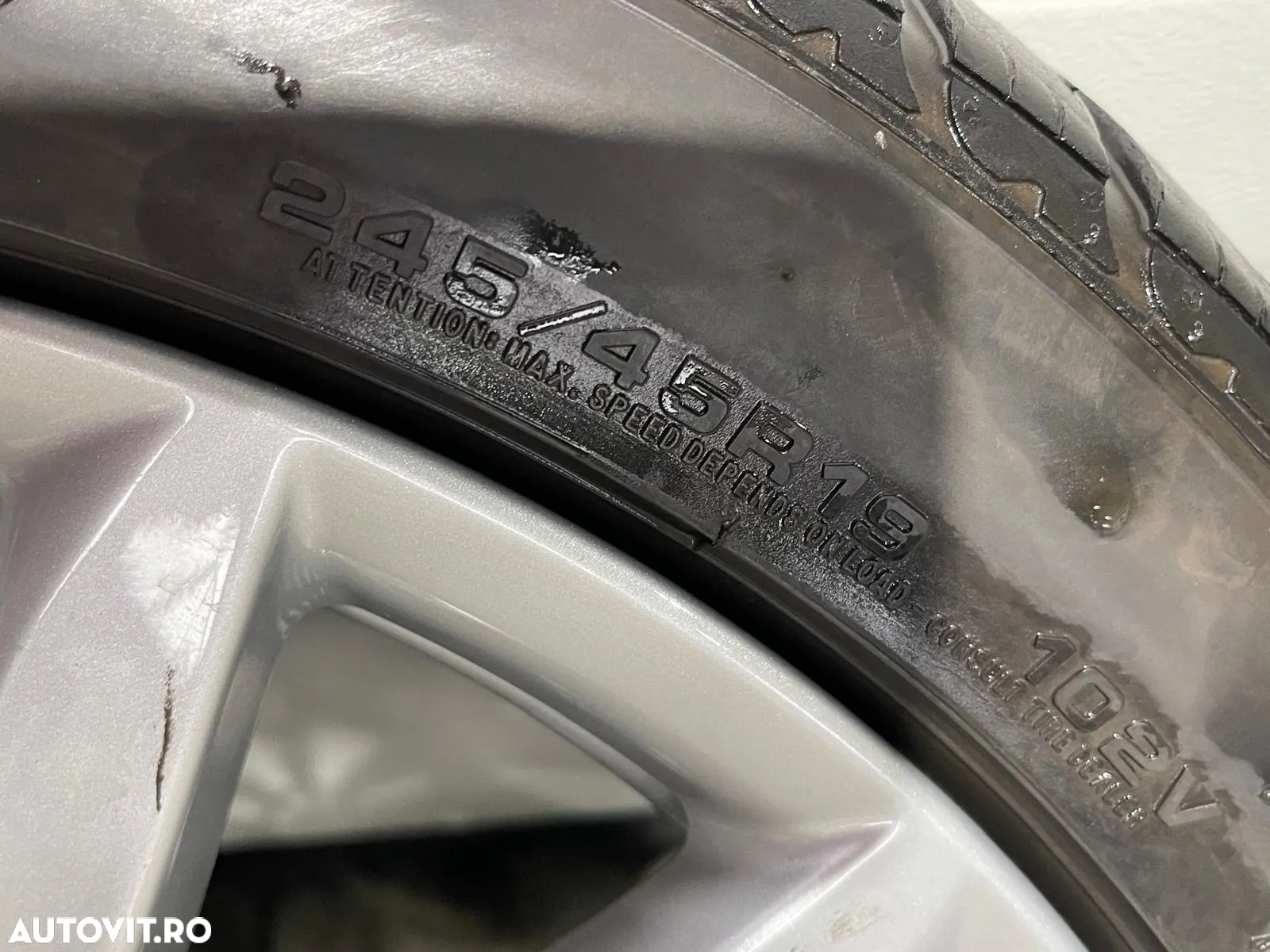 Jante Bmw seria 7 G12 originale cu anvelope iarna 19 inch - 4
