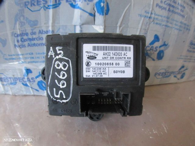 Modulo AH2214D620AC 1002085800 JAGUAR XF 2009 3.0 D 240CV 4P PRETO Unidade De Controlo Da Porta Traseira Direita - 1