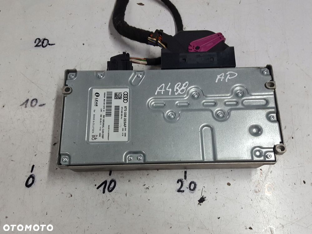 AUDI A4 B8 08r- A5 8T WZMACNIACZ AUDIO RADIA 8T0035223AP Bang & Olufsen - 2