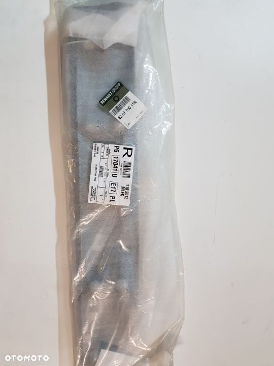 LISTWA,Osłona dolna progu lew strona tylne drzwi RENAULT FLUENCE 2010- 828770011R - 3