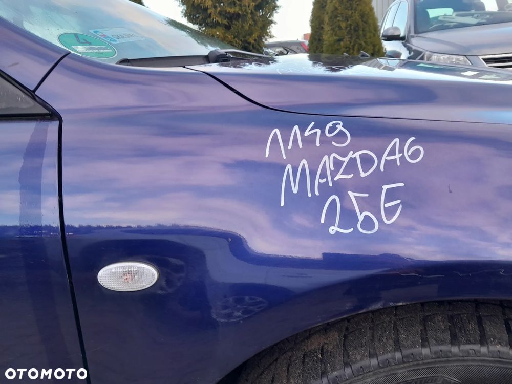 MAZDA 6 BŁOTNIK PRAWY PRZEDNI PRAWY PRZÓD KOLOR: 25E - 3