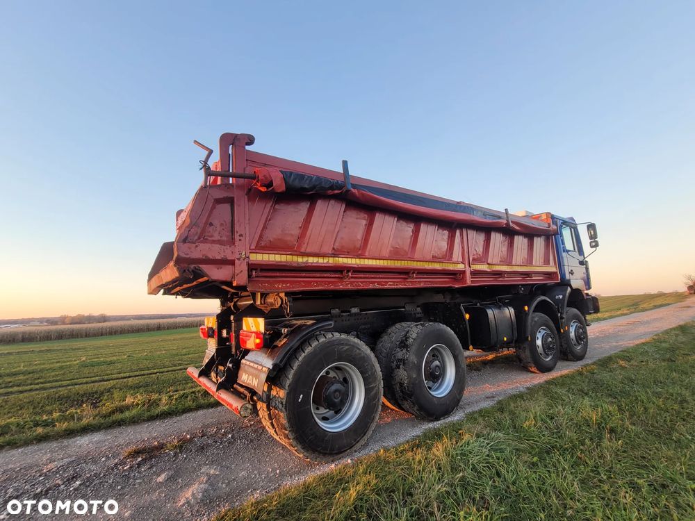 MAN 35.410 8x8 F2000 pojazd specjalistyczny Wywrotka 3-Stronna stan BDB - 4