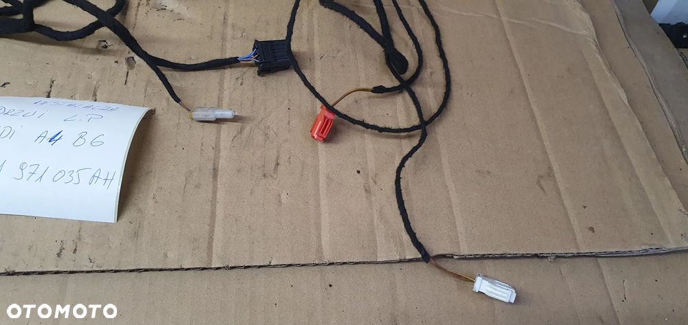 Wiązka instalacja drzwi lewy przód Audi A4 B6 8E1971035AH - 5