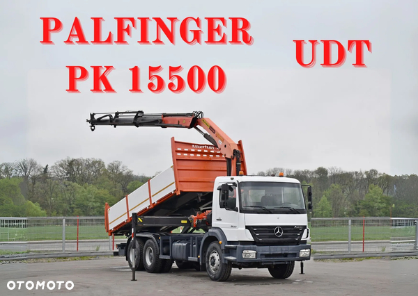 Mercedes-Benz AXOR 2633 * WYWROTKA 5,80 m * PK 15500 + PILOT / 6x4