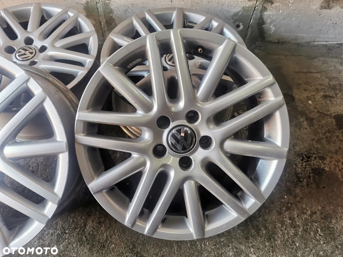 ALU FELGI 5X112 R17 ET50 7.5J SEAT SKODA AUDI VW TOURAN ORG! - 5