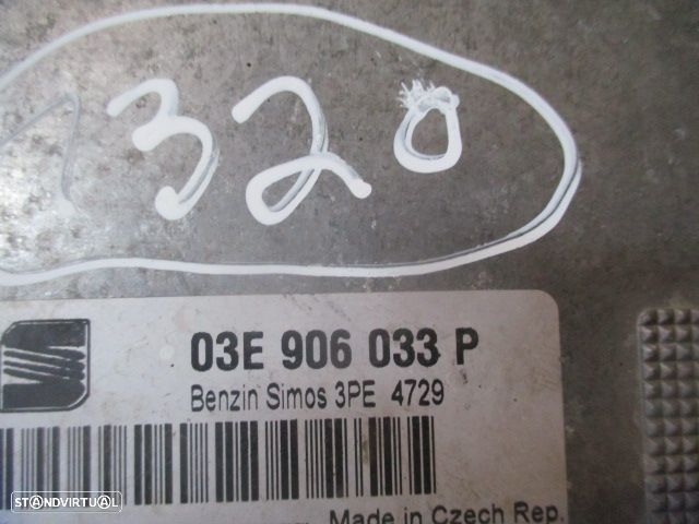 Centralina 03E906033P 6Q1937049C SEAT IBIZA 2004 1.2I SIEMENS - 6
