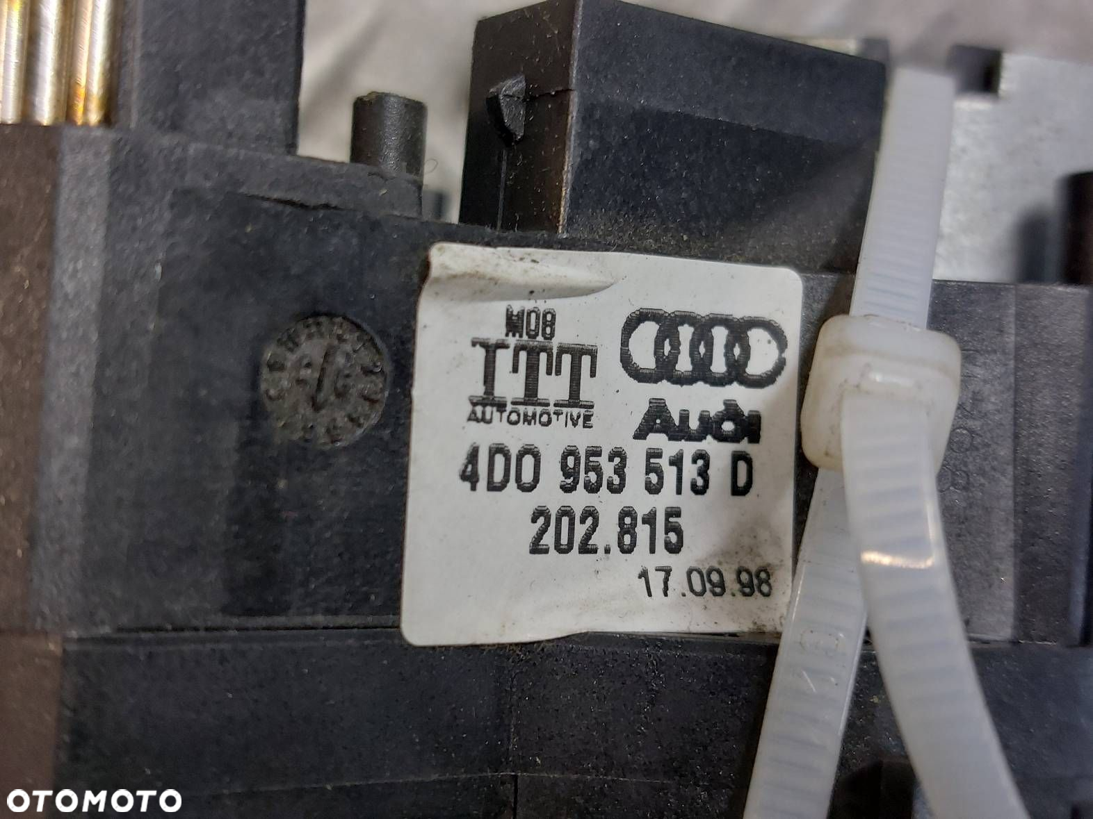 MANETKA PRZEŁĄCZNIK ZESPOLONY TAŚMA SYGNAŁU AUDI A4 B5 FL 4D0953513D - 6