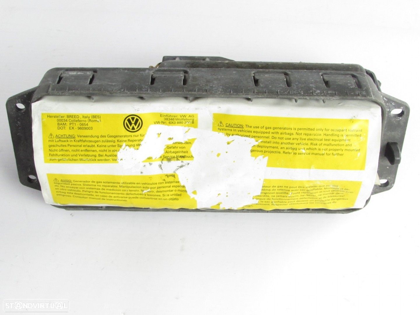 Airbag Passageiro Seminovo/ Original VW LUPO (6X1, 6E1) 6X0880204B - 1