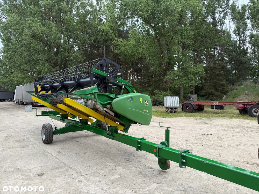 John Deere W540 6.8L 280KM HYDROSTAT 4x4 KLIMA GPS HEDER 6.2m Z WÓZKIEM 1800Mth 2012r W ORGINALE IGŁA - 10