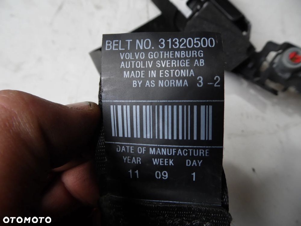 Pas bezpieczeństwa Volvo C30 Lewy przód - 6