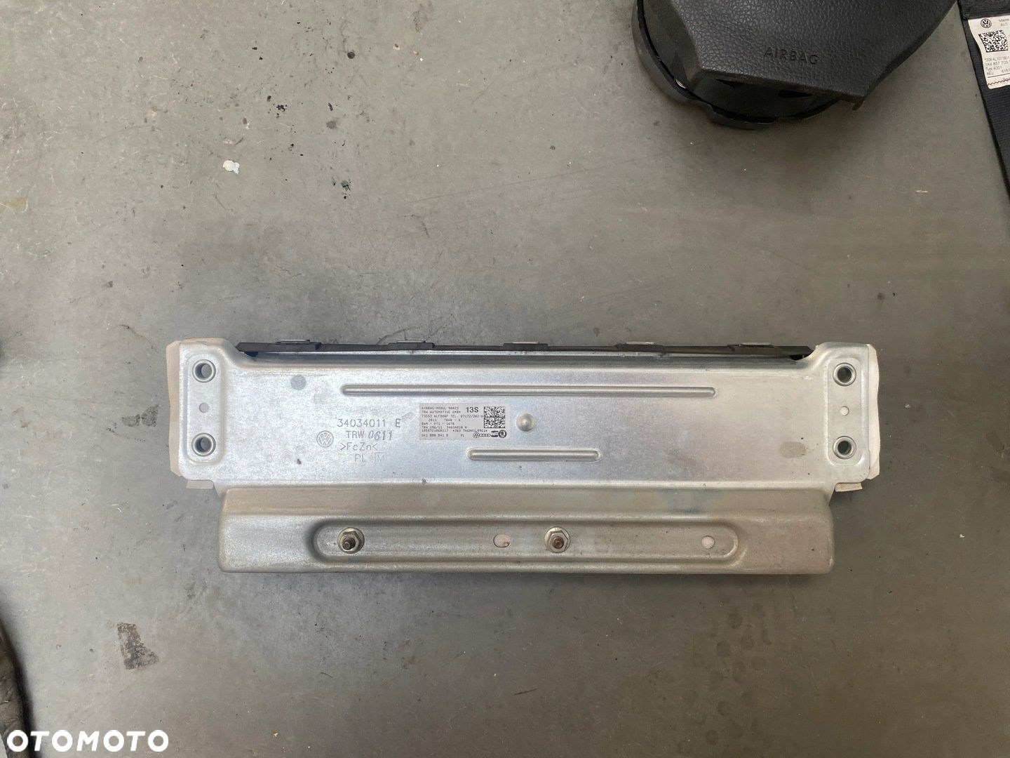 VW GOLF VI KONSOLA PODUSZKA PASY SENSOR - 3
