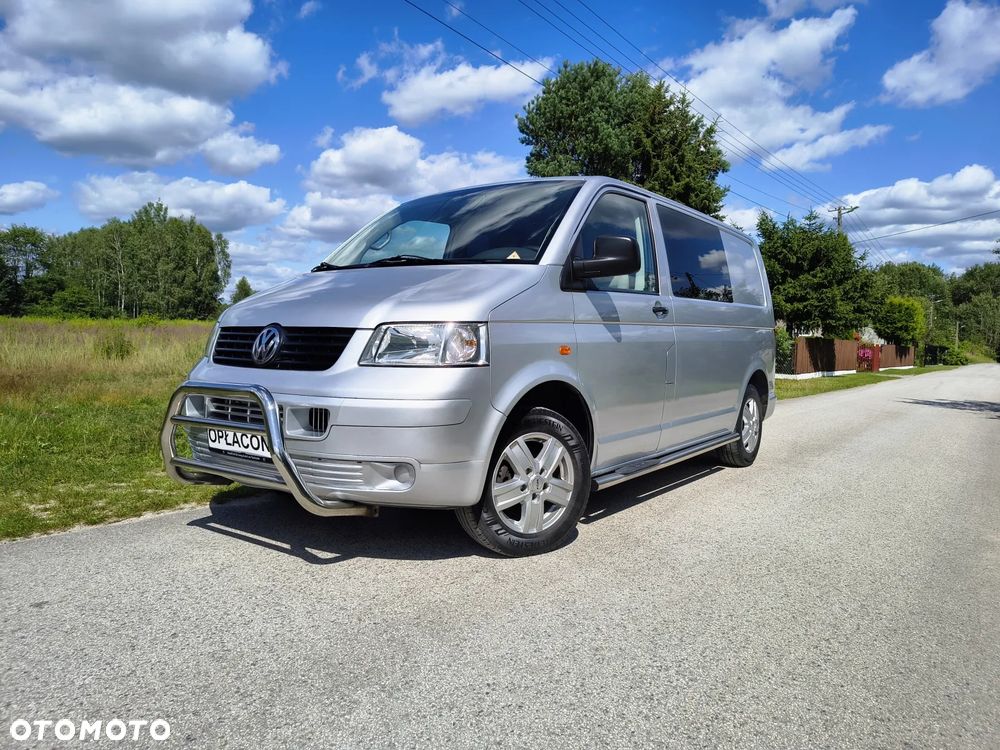 Volkswagen TRANSPORTER T5 Klima Elektryka Tempomat Duże Radio Brygadówka Dubel Kabina Klapa Rury - 19