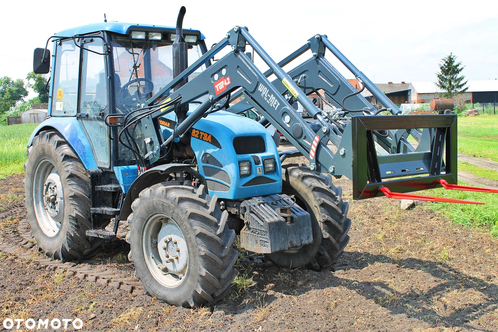 DUŻY TUR 1500kg Ładowacz czołowy TUR John Deere Ursus Zetor MTZ Belarus WOL-MET METAL TECHNIK - 4