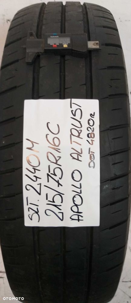 Szt2440M Sztuka 215/75R16C Apollo Altrust dot.4820
