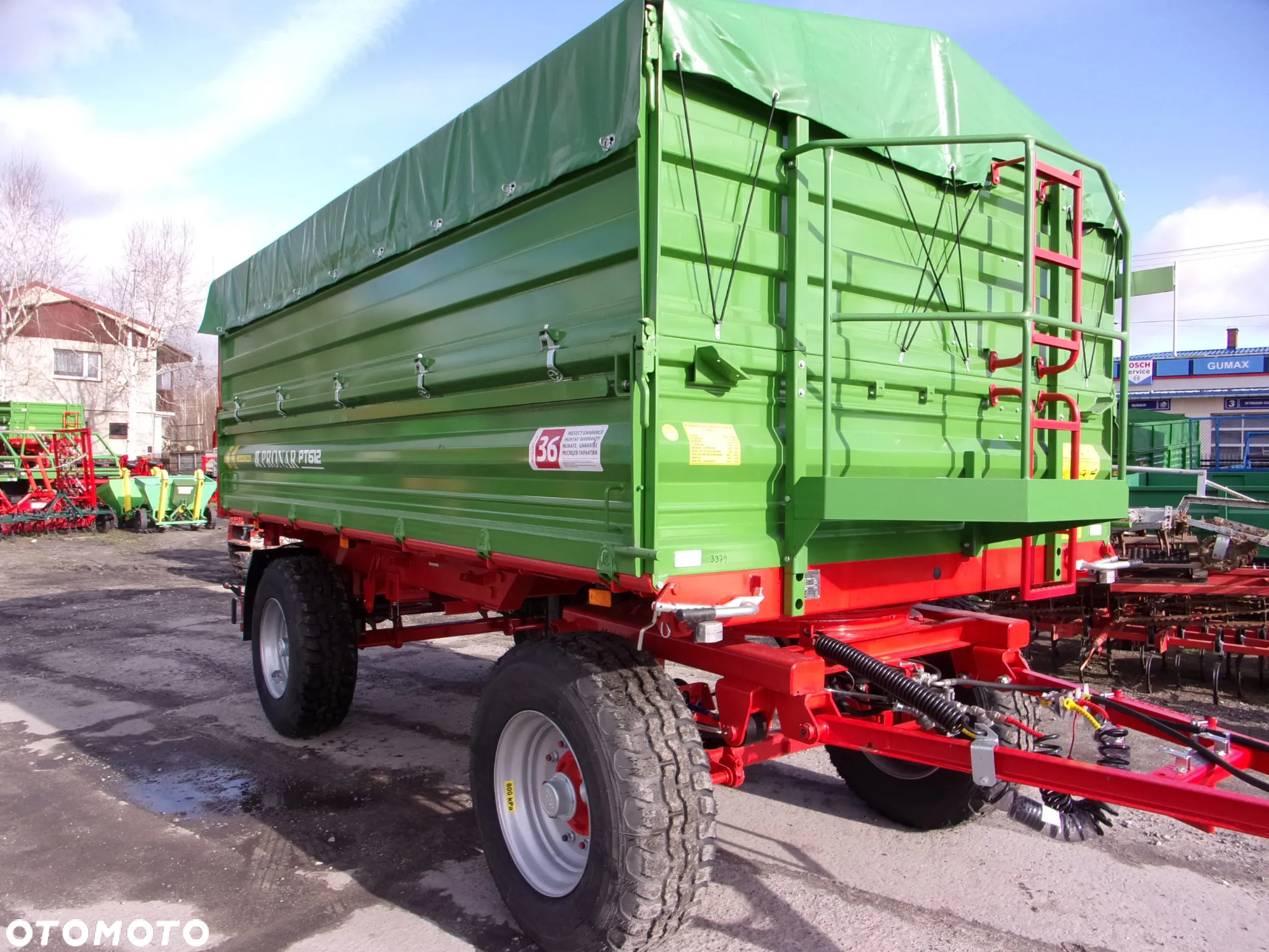 Pronar Przyczepa dwuosiowa PT612 - 12 ton wywrotka z trójstronnym wywrotem - 3