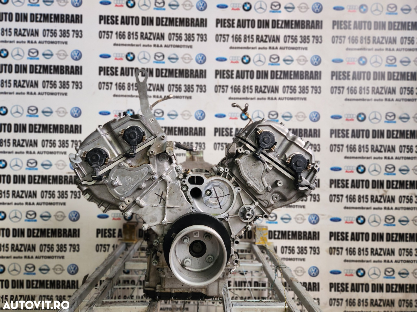 Motor Nou Bmw 4.4 Benzina M Power Twin Turbo Cod S68B44A Euro 6 M760 G70 G71 M60I X7 M G07 X5 X6 M - 2