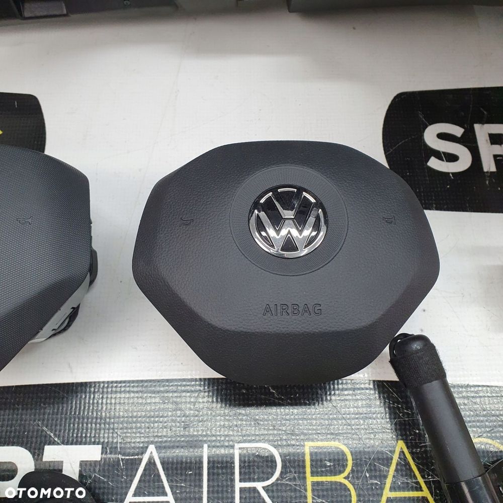 VW CADDY 2K7 DESKA ROZDZIELCZA KONSOLA KOKPIT PULPIT PODUSZKI AIRBAG AIR BAG PASY KIT SET - 10