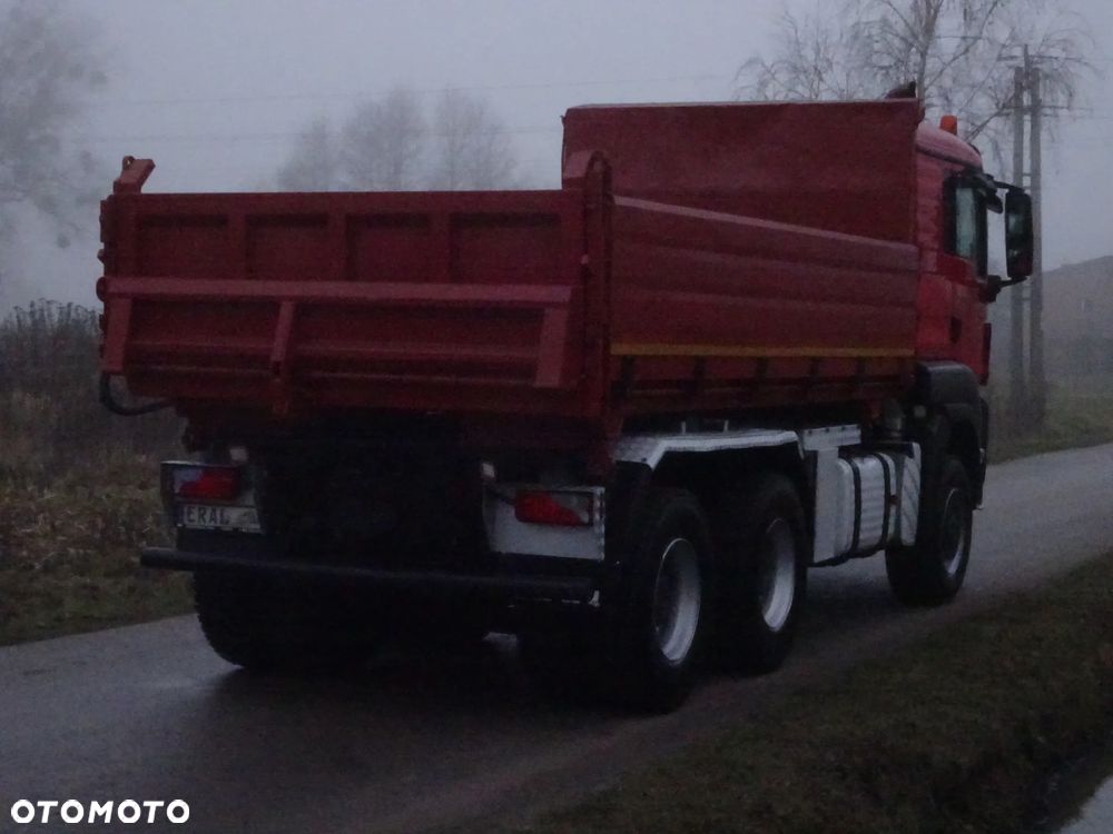 MAN TGS 26.480 6X6  Kipper 3-stronny Hydroburta stan idealny - 7