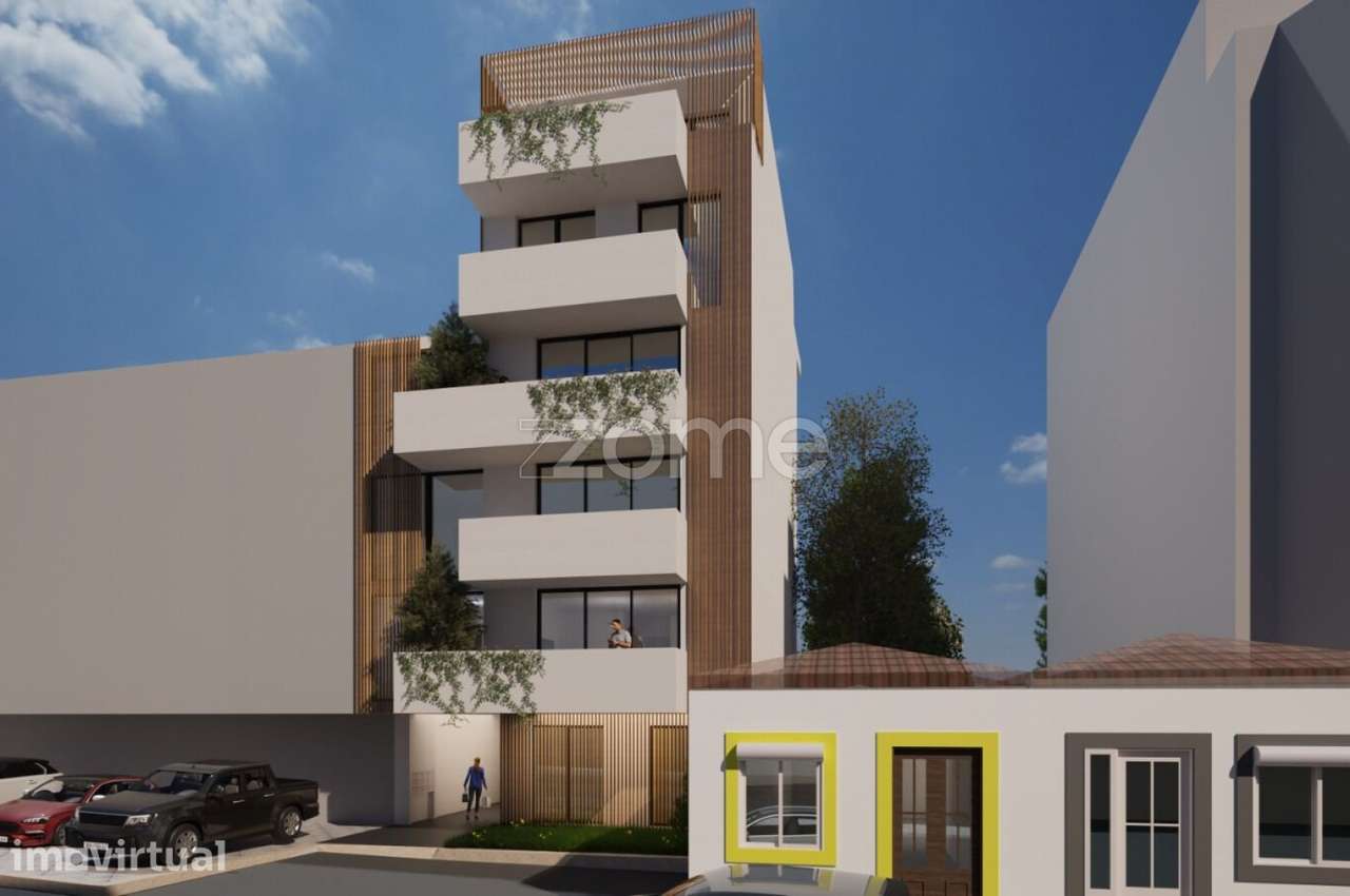 Apartamento T1 | Novo C/ Varanda Virada a Nascente e Garagem - Grande imagem: 2/10