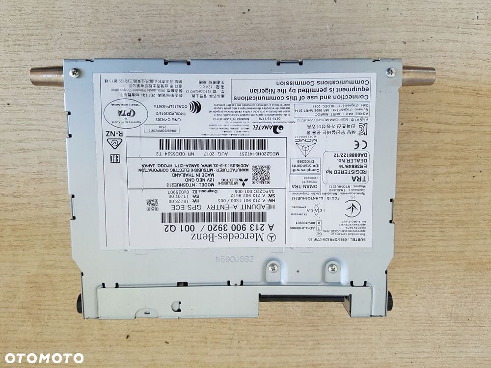 mercedes e klasa w213 multimedia czytnik moduł nawigacji navi a2139003920 - 2