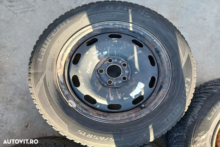 Jante tabla cu anvelope 15 - set 1J0601027Q 195/65 R15 6JX15H2 ET38 1 - 3