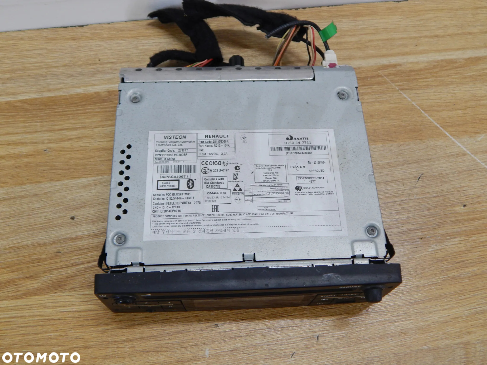 Radio fabryczne USB Master III Movano NV400 10-20 281155360R Łuków części - 3