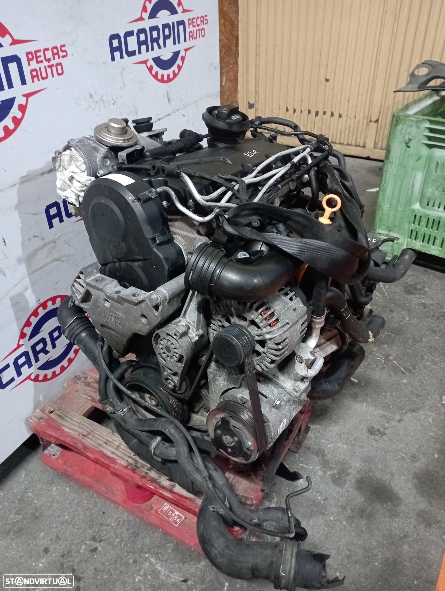 Motor VW Golf V/Passat/Touran/Seat Leon/Audi A3/Skoda Octavia 1.9 Tdi Ref: BXE - 4