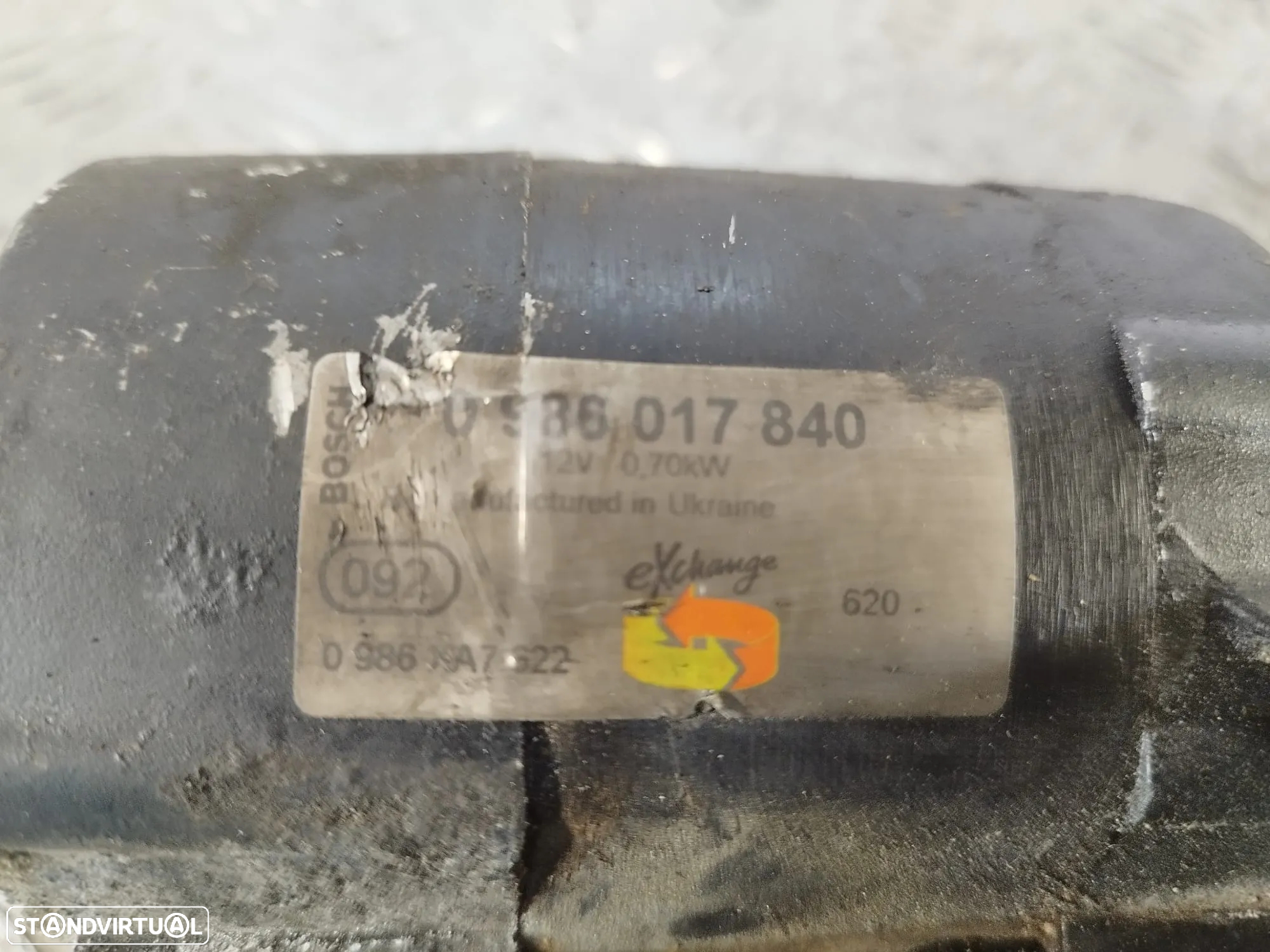 MOTOR DE ARRANQUE BOSCH ORIGINAL 0986 017 840 RENAULT CLIO 1.2 T D4F - 5